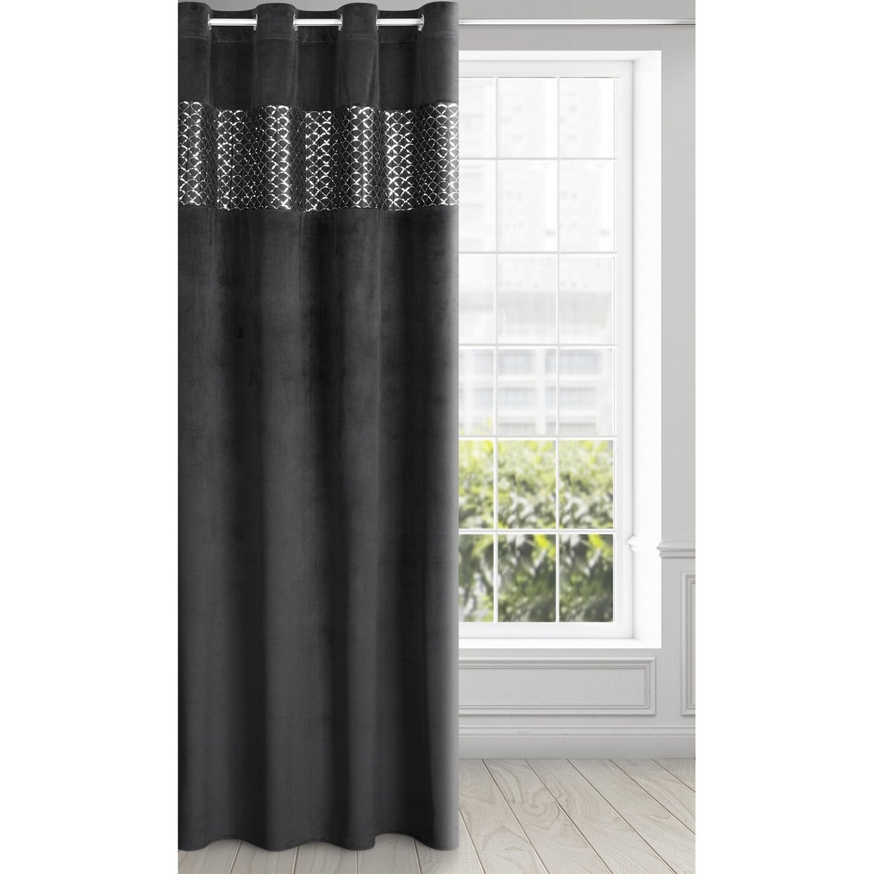 Duże zdjęcie produktu Zasłona Margot czarna