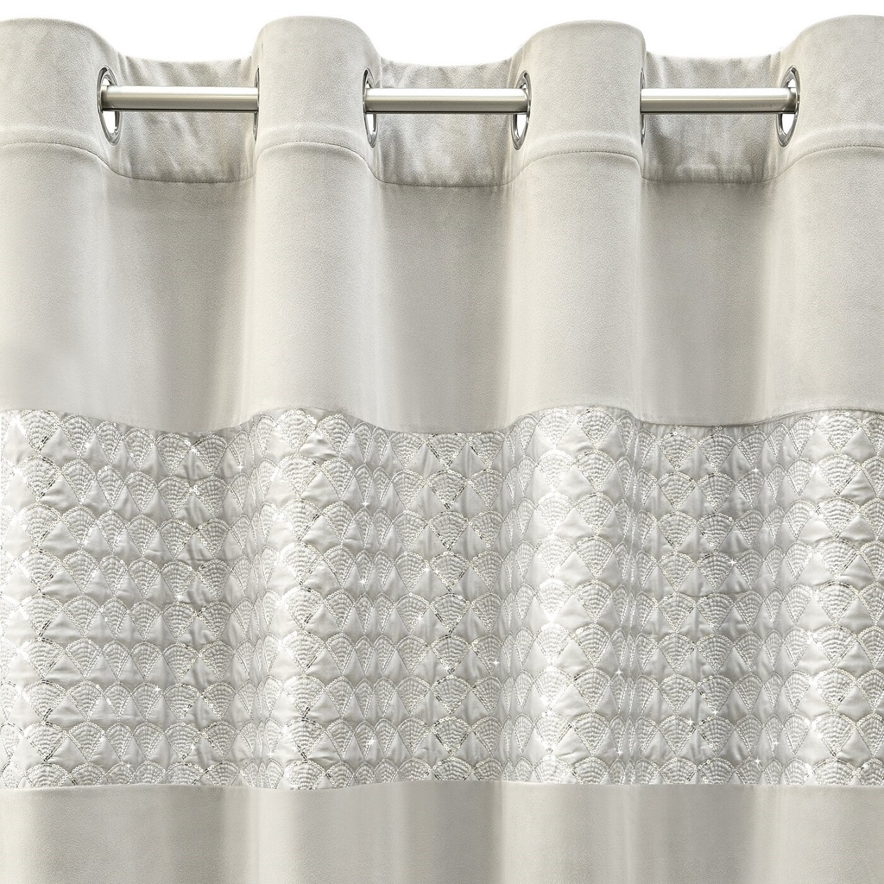 Duże zdjęcie produktu Zasłona Margot srebrna