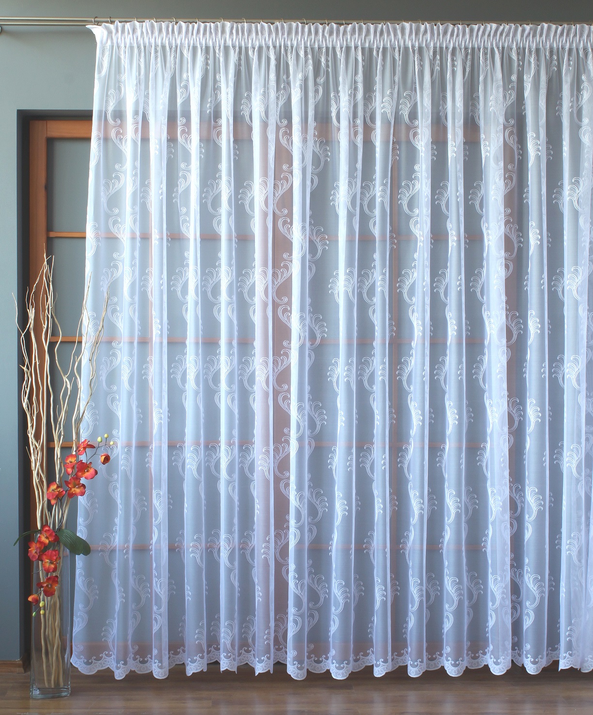 Duże zdjęcie produktu Firanka żakardowa fala