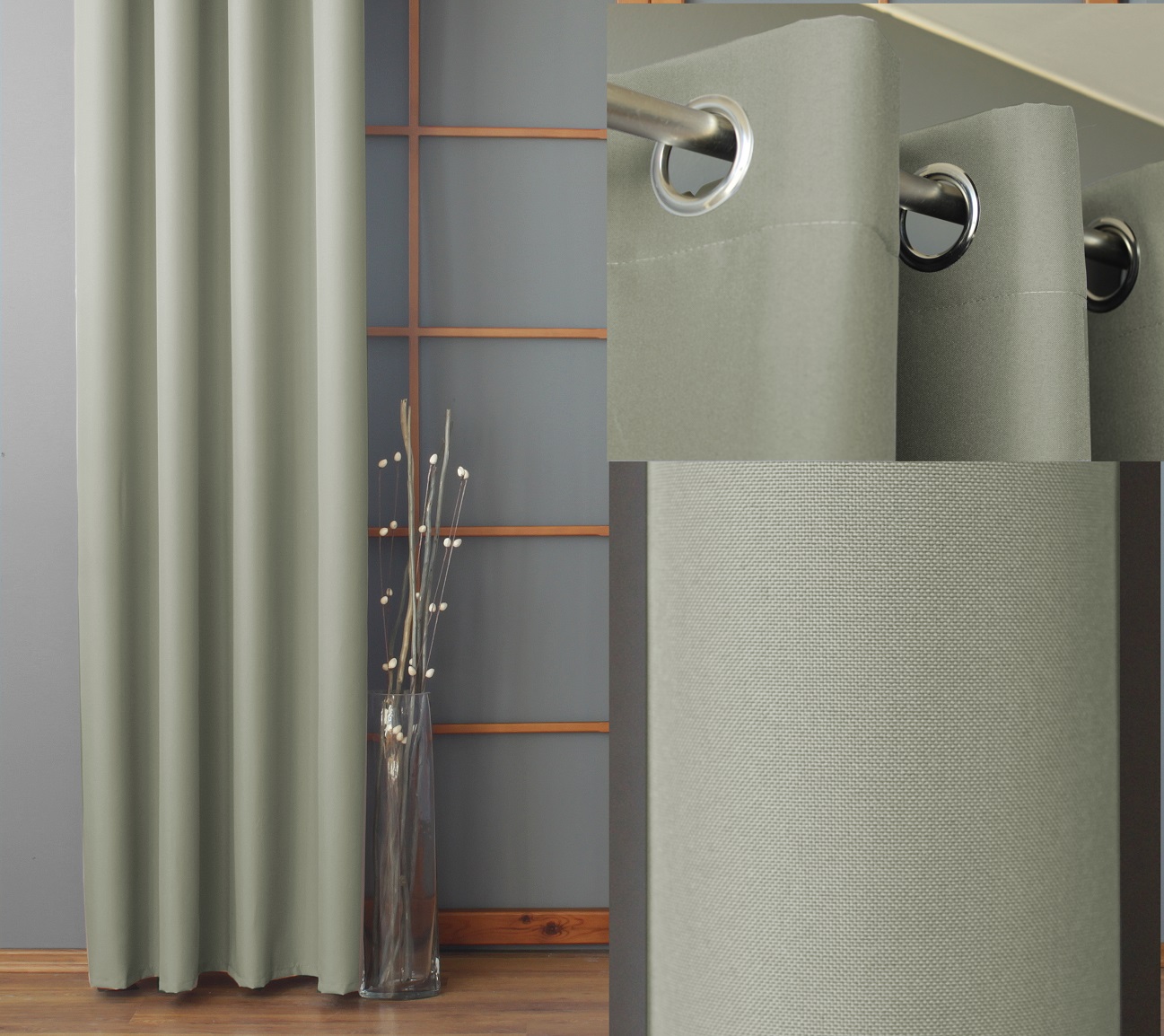 Duże zdjęcie produktu Zasłona Laval khaki