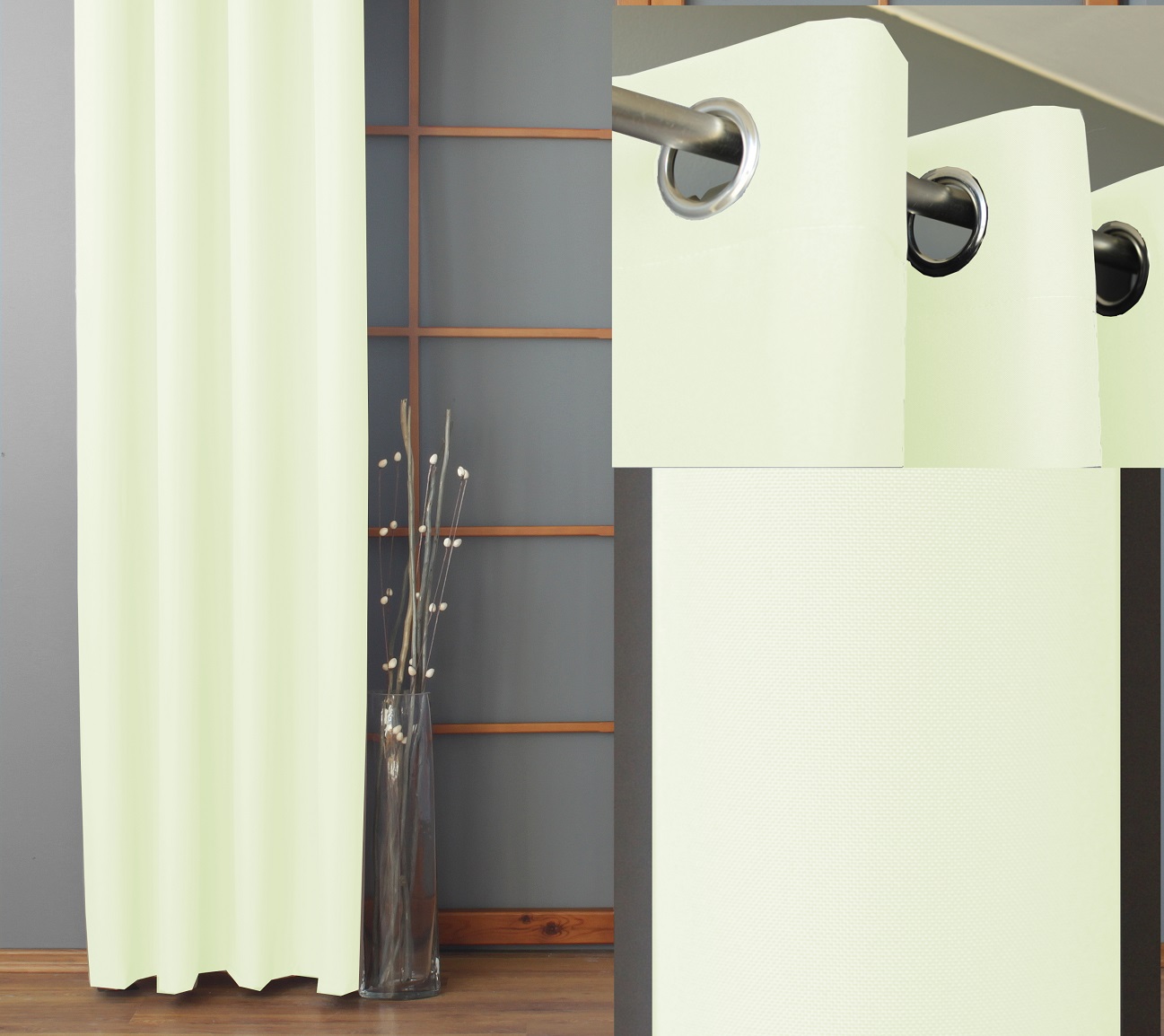 Duże zdjęcie produktu Zasłona Laval śmietankowa