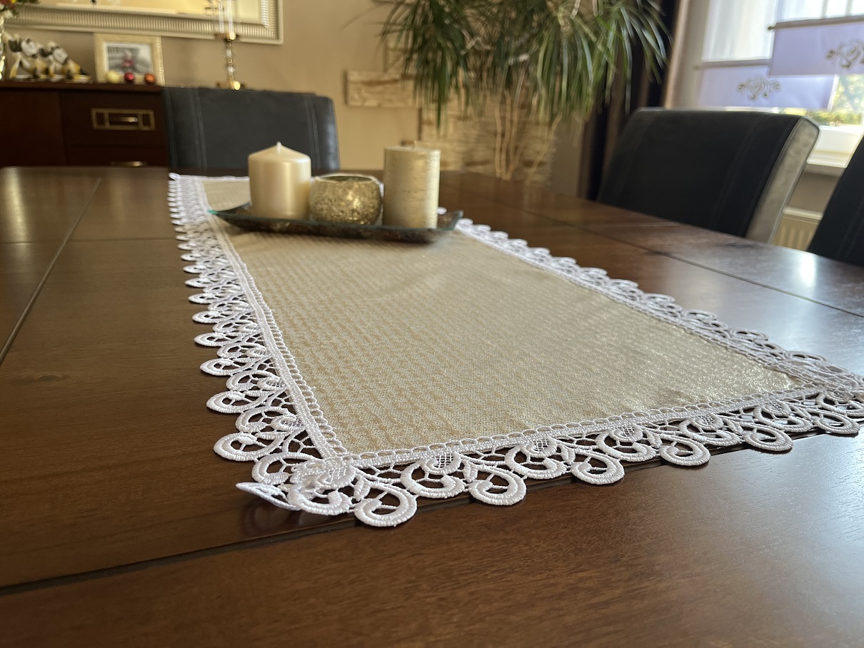 Duże zdjęcie produktu Bieżnik beżowe fale