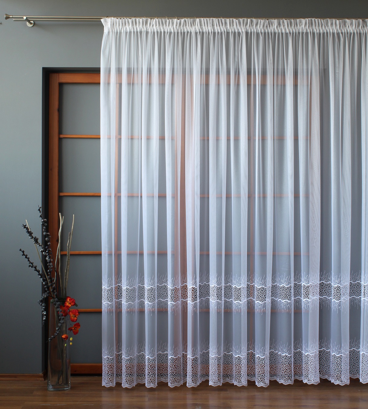 Duże zdjęcie produktu Firanka marszczona gałązka