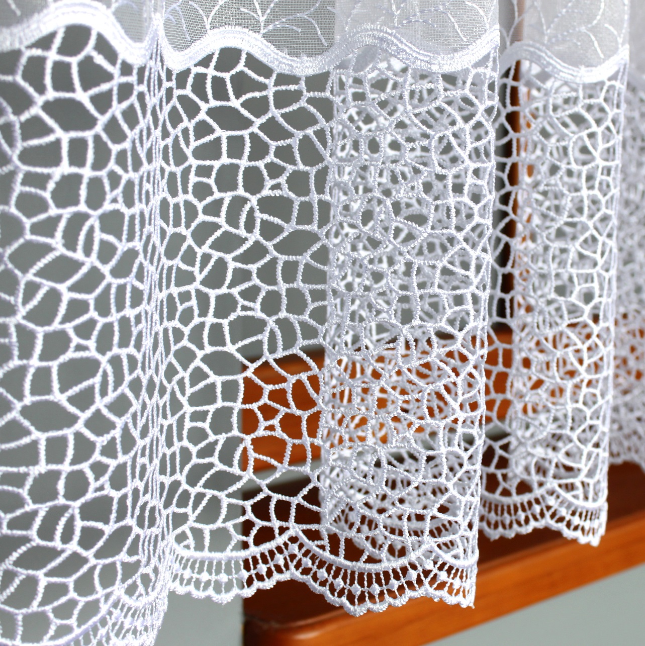 Duże zdjęcie produktu Firanka marszczona gipiurowa